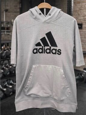 Adidas Street-Style Hoodie Tee Youth- Size Medium